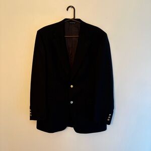 Vintage Burberry’s Black Wool Blazer Men’s 41L